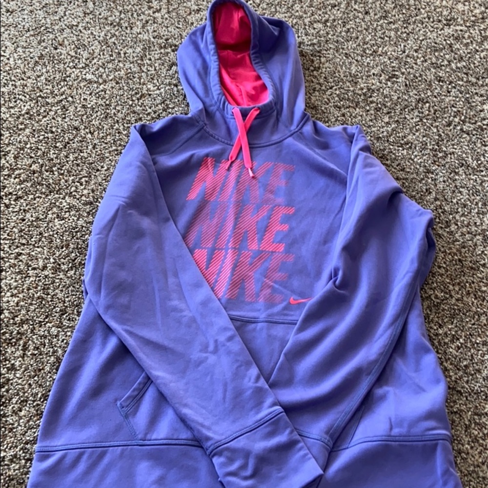Nike brand sweatshirt.